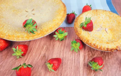 Celebrating Strawberry Rhubarb Pie Day with Papa C Pies
