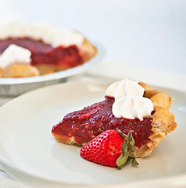Fresh Glazed Strawberry Pie